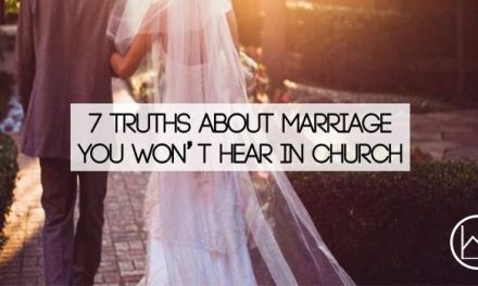 關於婚姻　教會不一定告訴你的3件事